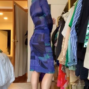 Danielle Guizio Printed Mesh Set, size XS -M